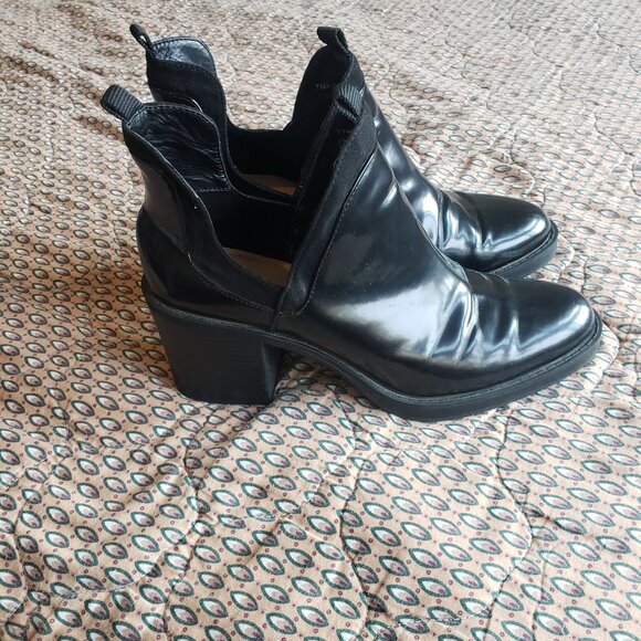 Zara Heeled Boots Sz38 - Picture 1 of 6